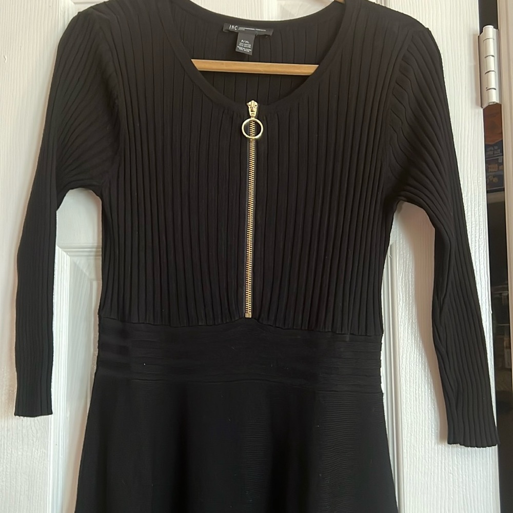 INC black knit dress